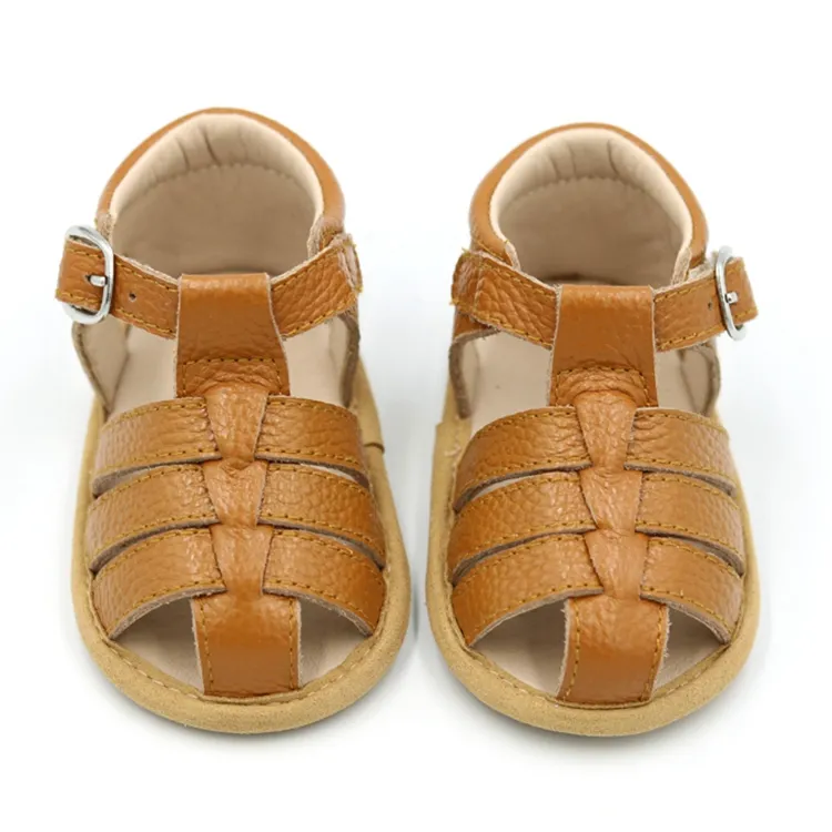 Sandales d'école en cuir véritable, couleur Oem, offre spéciale, nouvelle collection