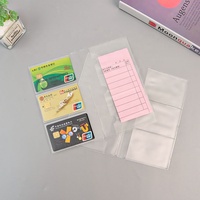 Plusieurs fentes pour cartes transparentes porte-passeport étui organisateur de carte d'identité voyage protecteur pochette à fermeture éclair pour carnet de voyage