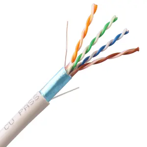 سلسلة SINET HP ، كابل شبكة اختبار التمرير عالي الأداء ، 24AWG النحاس ، درع FTP Cat5e