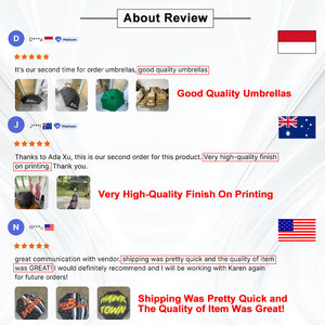 Paraguas de Golf de Lujo de Doble Capa con Ventilación, Resistente al Viento, de 27 Pulgadas, con Mango Curvo de Madera, Diseño Personalizado, para Negocios, con Tela Pongee - Product Image 5