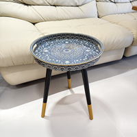 Plateau de service de luxe décoratif, idéal pour les voyages, ensemble de plateaux de service pour aliments, plateau de buffet, plateau en plastique, vente en gros