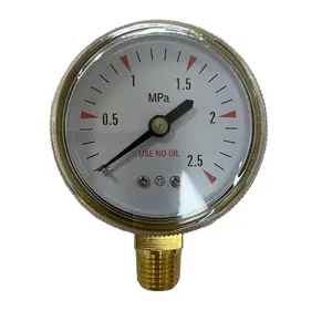 Đồng hồ đo áp suất khí Y50 0-2.5mpa