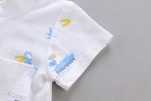 Conjunto de Ropa de Verano para Bebé Niño, Color Blanco, en Oferta, Regalo de Ropa para Niños Pequeños - Product Image 4