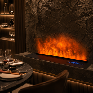 <span class=keywords><strong>Chimenea</strong></span> Eléctrica de Vapor de Agua <span class=keywords><strong>con</strong></span> Llama Ultrasónica, Diseño Moderno para Decoración de Interiores de Sala de Estar - Product Image 1