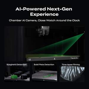 Impresora 3D Creality K2 260X260X260 mm FDM, Impresión Multicolor con Nivelación Automática Inteligente CFS, Funcionamiento Silencioso - Product Image 4