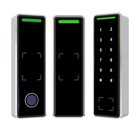 Thinmoo WiFi Control de acceso de huellas dactilares Alta capacidad Impermeable WiFi Aplicación biométrica Control remoto Puerta de metal para el hogar Oficina