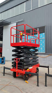 13-футовый 1,5-дюймовый мини-гидравлический мобильный ножничный подъемник (CE-сертифицированный) для высотных работ/домашнего использования - Product Image 3