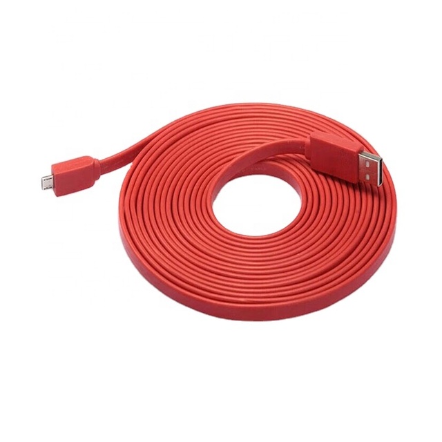 Custom Flat Shape Micro Type C IOS Noodle USB Charger Cable