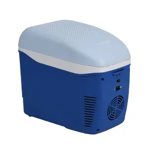 car refrigerator electric cooler and warm with arm rest cooler box 7.5 litre portable DC mini camping fridge freezer