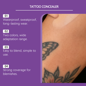 Kit Correcteur <span class=keywords><strong>Tatouage</strong></span> Corporel – Maquillage <span class=keywords><strong>Couvrant</strong></span> Quotidien Portable – <span class=keywords><strong>Fond</strong></span> <span class=keywords><strong>de</strong></span> <span class=keywords><strong>Teint</strong></span> Correcteur Bicolore - Product Image 3