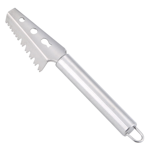 Cepillo para Desescamar Pescado en Forma de Triángulo DFT14, Acero Inoxidable - Product Image 2