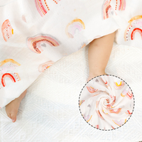 Ensemble cadeau pour bébé Happyflute, motif à pois animaliers, couverture en mousseline pour emmailloter, couverture tricotée, cadeau de bienvenue pour nouveau-né, garçon ou fille