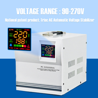 Régulateur de tension automatique TTN AC SCR Triac AVR Stabilisateur électrique automatique Prix 220V 4000w 5000w 5kva 10kva 5000 10000 Watt