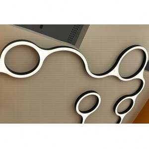 Lampe LED suspendue en acrylique et bois, design moderne, luminaire décoratif de plafond, idéal pour un <span class=keywords><strong>salon</strong></span>, des escaliers ou un Loft, 12 v - Product Image 6