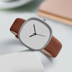 Montre de luxe pour homme en moissanite, bracelet en cuir de haute qualité, design classique, personnalisable, multifonction, montre haut de gamme - Product Image 1