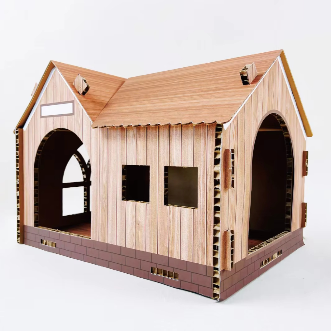 Dog Crate How To Make A Dog House With Cardboard VEBO Chewproof