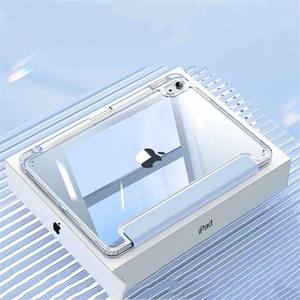 Étui pour tablette pour <span class=keywords><strong>iPad</strong></span> 5/6/<span class=keywords><strong>7</strong></span>/8/<span class=keywords><strong>9</strong></span> <span class=keywords><strong>Pro</strong></span> 11 <span class=keywords><strong>9</strong></span>.<span class=keywords><strong>7</strong></span> 10.2 10.<span class=keywords><strong>9</strong></span> Air 12.<span class=keywords><strong>9</strong></span> support mince Pu clair Ins <span class=keywords><strong>coque</strong></span> acrylique support intelligent housse de protection - Product Image 5