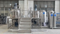 Mélangeur automatique de détergent liquide haute efficacité 500L, cuve de mélange en acier inoxydable pour la fabrication de savon liquide vaisselle
