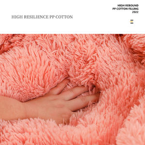 Fabricante personalizado de lujo grande de felpa esponjosa camas redondas para perros lavables extraíble Donut camas para mascotas para perros y gatos - Product Image 5