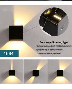 مصباح جداري خارجي موفر للطاقة مقاوم للماء مع مستشعر حركة، إضاءة LED للشرفة والممرات والسلالم وتزيين الفناء - Product Image 4