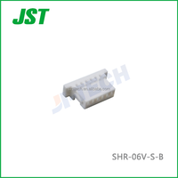 Connecteur fil-circuit imprimé automobile JST série SH, pas de 1,0 mm, boîtier en alliage de cuivre -06V-S-B 6 broches