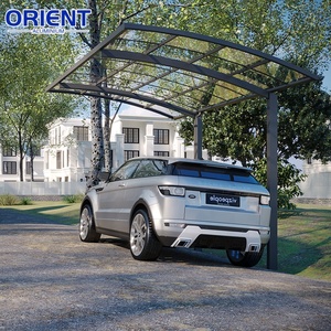 Abri de voiture multifonctionnel <span class=keywords><strong>en</strong></span> aluminium pour l'extérieur, pour le stationnement des véhicules, avec revêtement protecteur, montage rapide - Product Image 2