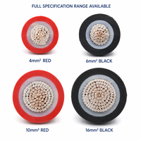Câble solaire H1Z2Z2-K EN 50618 4mm 6mm 10mm avec gaine XLPO pour cuivre étamé, faible émission de fumée, zéro halogène, 1500V CC