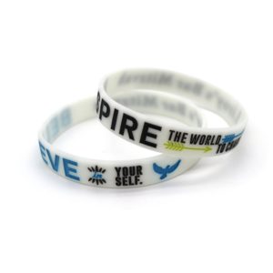 Cinturini da polso motivazionali in gomma luminosa con nomi personalizzati aggiungono braccialetti in Silicone braccialetti in gomma incandescente - Product Image 5