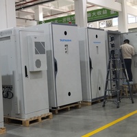 Sunwave sertifikasi CE 100kw 200kwh pencukur puncak tegangan tinggi Power Bank penyimpanan energi surya untuk industri