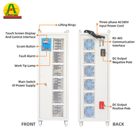 Alimentation électrique triphasée haute fréquence 2000A 32V 50V CC 100KW, redresseur à courant élevé réglable pour usage industriel, électrolyse