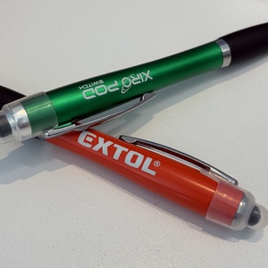 Bolígrafo de Pluma con Luz LED de Alta Calidad, Regalo Promocional de Plástico, Pantalla Táctil, Logotipo Personalizado con Láser para Bolígrafo - Product Image 5