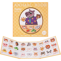 Montessori speelgoed dieren oceaan fruit groenten verkeer magneetboek cartoon magnetische sticker magnetisch stilteboek speelgoed