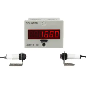 Electronic display industrial counter JDM11-6H power failure memory function digital accumulation sensor