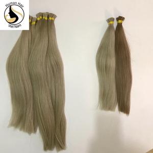 Extension de cheveux vierges Vietnam de haute qualité,, couleur #12, extension de cheveux alignés pour cuticules, double drawn du Vietnam, vente en gros - Product Image 4