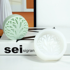 قالب خبز كيك ذاتي الصنع مصنوع يدويًا صابون علاج بالروائح العطرية غصين شمع دائري قالب سيليكون - Product Image 2