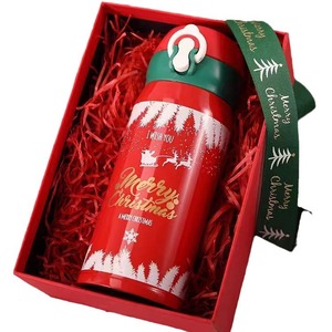 Nieuwe Kerst <span class=keywords><strong>Thermos</strong></span> 304 Cartoon Schattig Uiterlijk Niveau Kerst Cadeau Nieuwjaar Kinderen Roestvrij Staal Thermosfles - Product Image 4