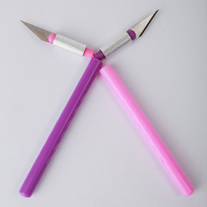 Cuchillo multiusos con mango de ABS personalizado, diseño de dibujos animados, cortador de papel de oficina, cuchillo para tallar arcilla, madera y plástico. - Product Image 1