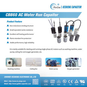 مضخة مياه عالمية تبدأ CBB60 v 40 85 21 دبابيس أسلاك معدنية رقيقة مكثف - Product Image 4