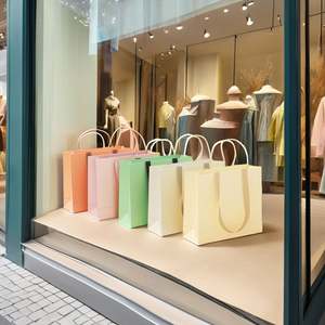 Bolsa de Papel Kraft con Logotipo Personalizado para Ropa, Calzado, Exposiciones o Regalos, con Impresión y Laminación Disponibles - Product Image 2