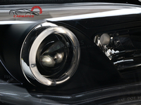 CARMATES Conjunto de Faros Delanteros LED DRL de Venta Caliente, Luces Delanteras con Intermitentes para Toyota Corolla 2011 2012 2013