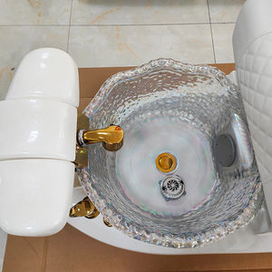 เก้าอี้นวดไฟฟ้าสำหรับร้านทำเล็บแบบปรับนอนได้สำหรับร้านสปาเล็บเก้าอี้ทำเล็บมือแบบทันสมัยพร้อมปั๊มระบายน้ำ - Product Image 4