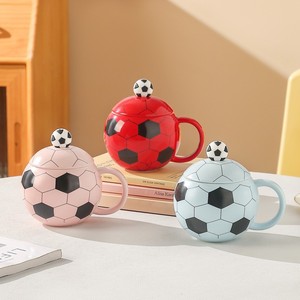 Creative Soccer Souvenir Ceramic <b>Coffee</b> <b>Mug</b> Gift <b>Set</b> for Football Club - Product Image 3