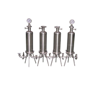 Réservoir de filtration en acier inoxydable 316L résistant à la corrosion de 20 pouces pour solutions d'électrodéposition, revêtements de peinture et filtration d'encre