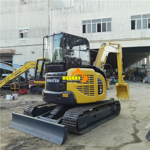 Mini-excavatrice Komatsu PC50 certifiée CE, 5 tonnes, d'occasion, modèle PC50MR-2, faible nombre d'heures, matériel de construction à vendre, excavatrice 5t. - Product Image 3