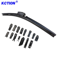 Essuie-glace de voiture hybride de haute qualité pour Kction K-715A multifonctionnel 16 adaptateurs 99% compatibilité divers essuie-glace de voiture