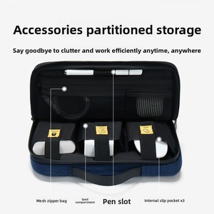 CROSSGEAR 14 <strong>15.6</strong> Inch Laptop <strong>case</strong> for for Macbook M4 M3 M2 M1Laptop Bag <strong>Notebook</strong> Bagwith Multiple Pockets and Luggage Strap - Product Image 3