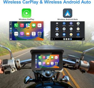 Android auto-cuối cùng cưỡi đồng hành cho xe đạp hiện đại xách tay 5 "IPS màn hình cảm ứng Apple Carplay màn hình cho xe máy - Product Image 2