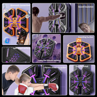 2025 enfants Intelligent lumière LED musique battre boxe Machine d'entraînement mural en plastique Hit cible boxe jeu Machine à vendre
