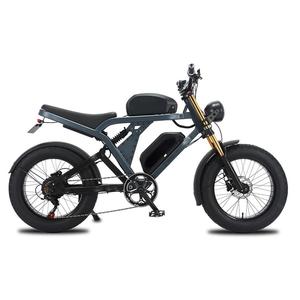 New Wholesale US Stock Power Motor <b>Bike</b> Dual Battery Beach Fast Fat E-<b>bike</b> E Motorcycle 20" Lithium 48V DM1 750w High Speed <b>Moto</b> - Product Image 6