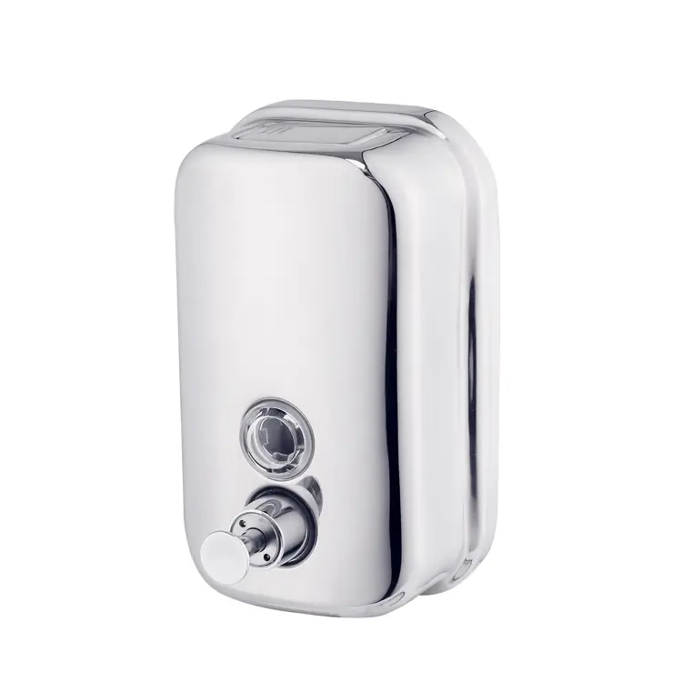 SS 304 liquid soap dispenser wall mounted manual liquid sanitizer soap dispenser wall mounted